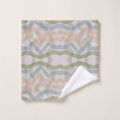 Watercolor Mopping Brushstrokes Pattern In Pastel Bad Handdoek (Wasdoekje)
