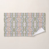 Watercolor Mopping Brushstrokes Pattern In Pastel Bad Handdoek (Handdoek)