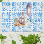 Watercolor Moroccan Artist Kitchen Towels Theedoek (Gevouwen)