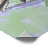 Watercolor Mother Sparrow Feeding Chicks Poster (Hoek)