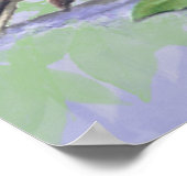 Watercolor Mother Sparrow Feeding Chicks Poster (Hoek)