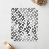 Watercolor motieven 4 notitiekaartje (Voorkant / Achterkant in situ)