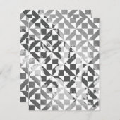 Watercolor motieven 4 notitiekaartje (Voorkant / Achterkant)