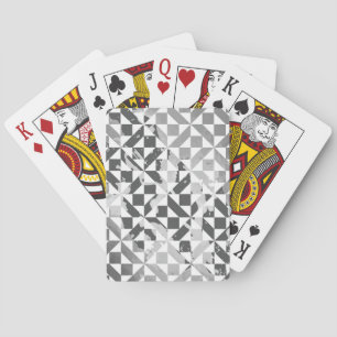 Watercolor motieven 4 pokerkaarten