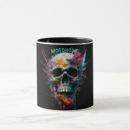 Watercolor Motorverslaafde Mok