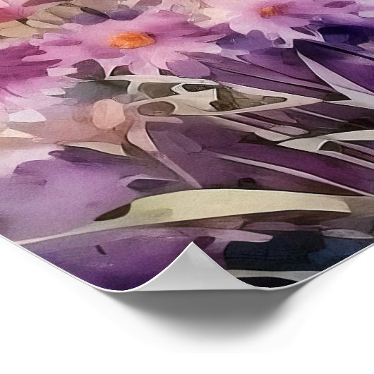 Watercolor Mountain Nature Print (Hoek)