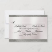 Watercolor Mountain & Ribbon RSVP Kaartje (Achterkant)