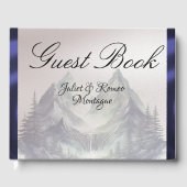 Watercolor Mountains Wedding Medium Gastenboek (Voorkant)