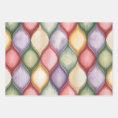 Watercolor Mozaïek Inpakpapier Vel (Voorkant 3)