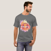 Watercolor Music friend T-shirt (Voorkant volledig)