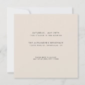 Watercolor Mysterieus Paard ELKE Verjaardagsfeestj Kaart (Achterkant)