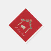 Watercolor Nativity Servet (Hoek)