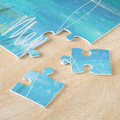 Watercolor Nature Sunrise Puzzle Legpuzzel (Zijkant)