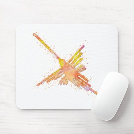 Watercolor Nazca Kolibrie Muismat (Met muis)