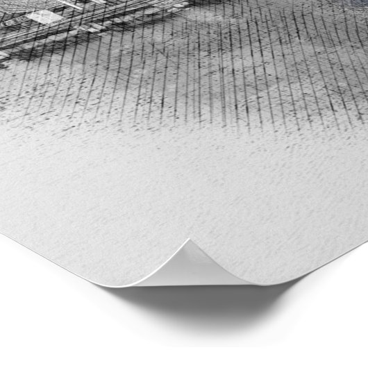 Watercolor Netherlands Windmill – Dutch Poster (Hoek)