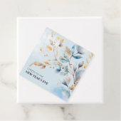 Watercolor New Year's Eve Party  Bedankjes Labels (In situ)