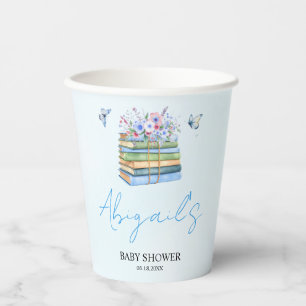 Watercolor Nieuw Hoofdstuk Begint baby jongens dou Papieren Bekers