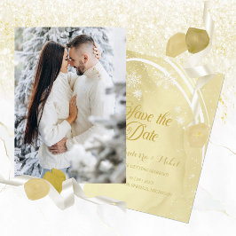 Watercolor Noelle Save The Date Kaart