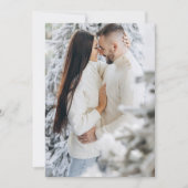 Watercolor Noelle Save The Date Kaart (Voorkant)