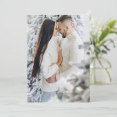 Watercolor Noelle Save The Date Kaart (Staand voorkant)