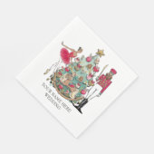 Watercolor Notenkraker Ballerina Servet (Hoek)