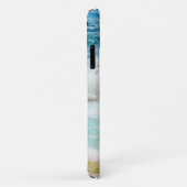 Watercolor Oceaan Monogram Hoesje Case-Mate iPhone (Achterkant/rechts)