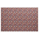 Watercolor Oceaanleven Gestructureerde Sangria Stof (Yard (91,4 cm))
