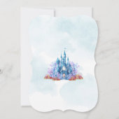 Watercolor Ocean Castle Under the Sea Birthday Kaart (Achterkant)