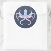 Watercolor octopus Sticker -> Aquarel octopus Stic (Tas)