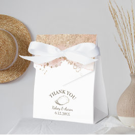 Watercolor Oester Parel Strand Bruiloft Bedankdoosjes