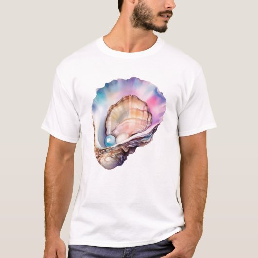 Watercolor Oester T-shirt (Voorkant)