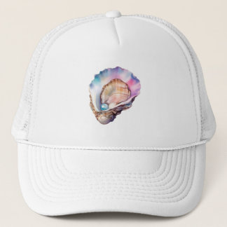 Watercolor Oester Trucker Pet