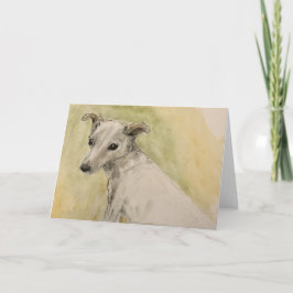 Watercolor of Chihuahua on Greeting Card Bedankkaart