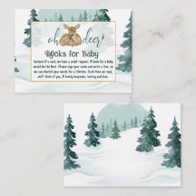 Watercolor Oh Deer Winter Wonderland Boeken voorBa