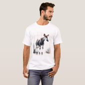 Watercolor Okapi AREF285 - Watercolor T-shirt (Voorkant volledig)