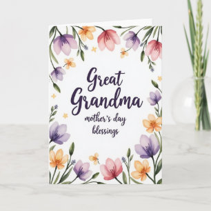 Watercolor Oma Kaart
