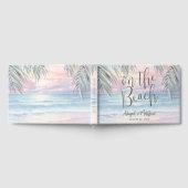 Watercolor On The Beach Wedding Gastenboek (Volledig)