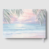 Watercolor On The Beach Wedding Gastenboek (Achterkant)