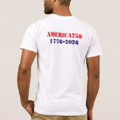 Watercolor Onafhankelijkheidsdag T-shirt (Achterkant)
