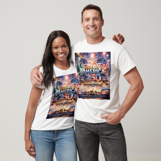 Watercolor Onafhankelijkheidsdag T-shirt (Unisex)