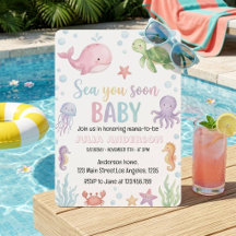 Watercolor Onder de Zee Baby Shower