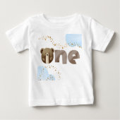 Watercolor onze kleine beer is jarig (Voorkant)