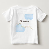 Watercolor onze kleine beer is jarig (Achterkant)