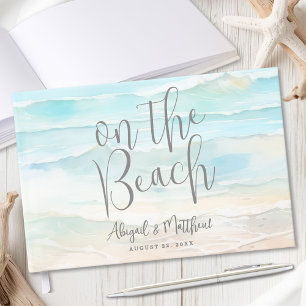 Watercolor Op De Strand Huwelijk Gastenboek