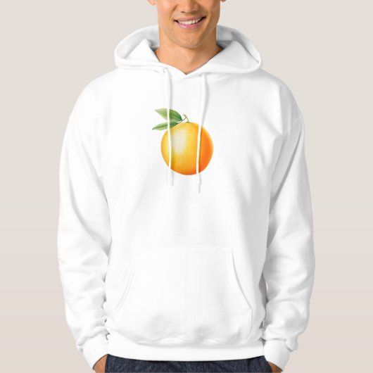 Watercolor Orange Hoodie (Voorkant)