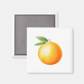 Watercolor Orange Magneet (Voorkant / Achterkant)
