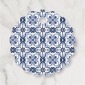 Watercolor Oranje Spritz Grazie  Bedankjes Labels (Achterkant)