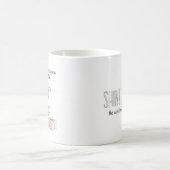 Watercolor Orchid Inspirational Mug Koffiemok (Center)