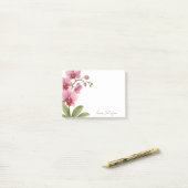 Watercolor Orchid Personalized Notes (Op bureau)