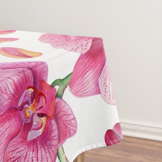 Watercolor Orchideën Ontwerp 2 Tafelkleed (Voorbeeld)